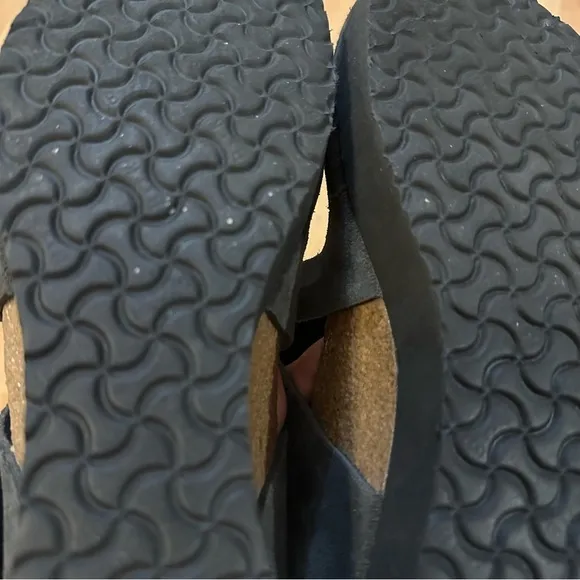 Papillio by Birkenstock slate gray wedge platform sandal size 37 summer