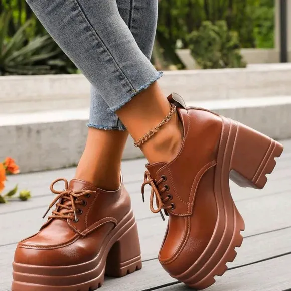 Party Casual Versatile Outdoor Waterproof Platform Boots