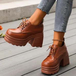 Party Casual Versatile Outdoor Waterproof Platform Boots