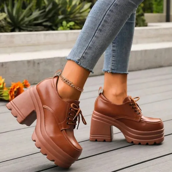 Party Casual Versatile Outdoor Waterproof Platform Boots
