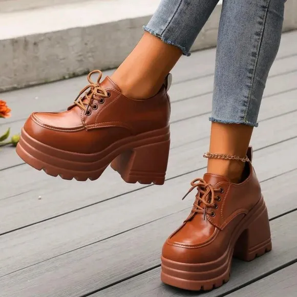 Party Casual Versatile Outdoor Waterproof Platform Boots