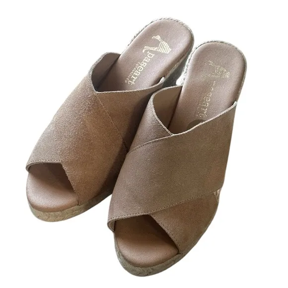 Paseart Espadrilles | Slip On | Wedge HeelsSize 38 (US 7.5 | | Suede Tan Color