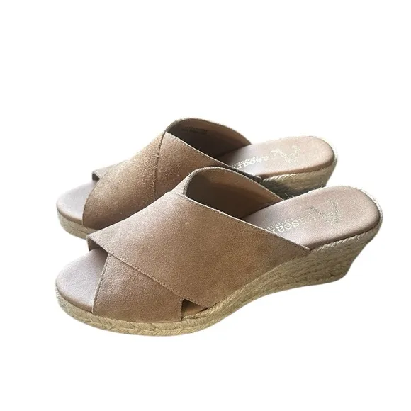 Paseart Espadrilles | Slip On | Wedge HeelsSize 38 (US 7.5 | | Suede Tan Color