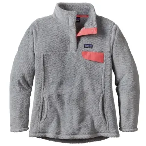 Patagonia Re-Tool Snap-T Pullover Tailored Grey/Nickel X-Dye/Aurea Pink XS (2-4)
