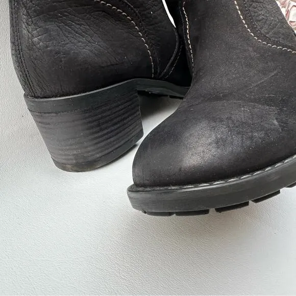Paul Green Black Genuine Leather with Adjustable Wide Calf. Made in Austria