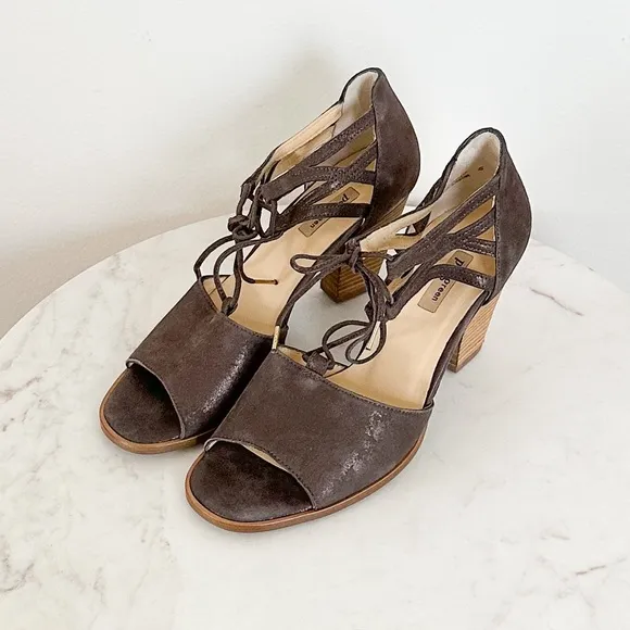Paul Green NEW Veronica Sandals Earth Antique Metallic Size 7.5 US
