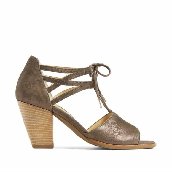 Paul Green NEW Veronica Sandals Earth Antique Metallic Size 7.5 US