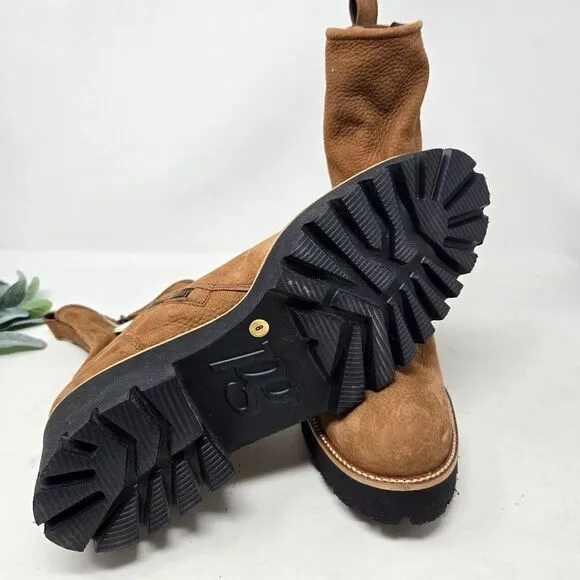PAUL GREEN Newbury Suede Leather Wedge Boots Chunky Platform Size 8 UK