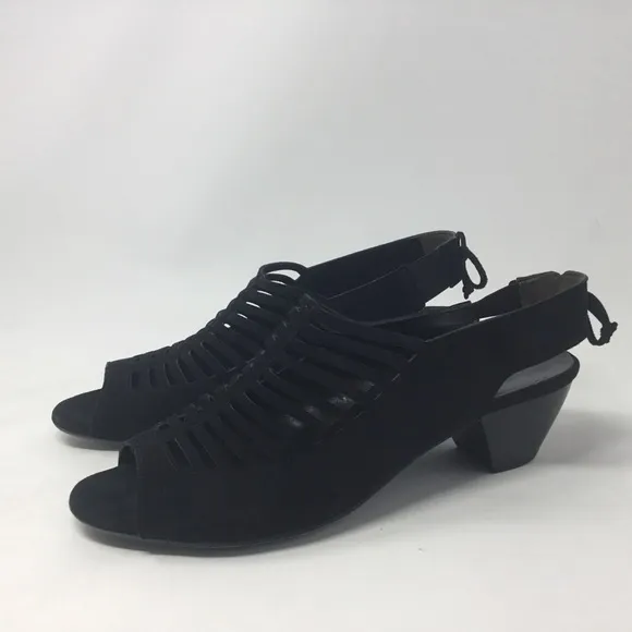 Paul Green Trisha Suede Slingback Heeled Sandals