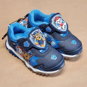 Paw Patrol Light Up Sneakers Size 8 Blue