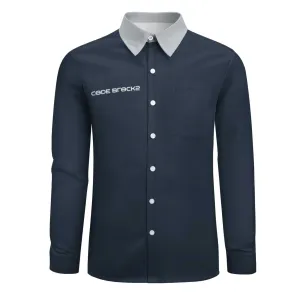 Peach Velvet Casual One Pocket Long Sleeve Shirt