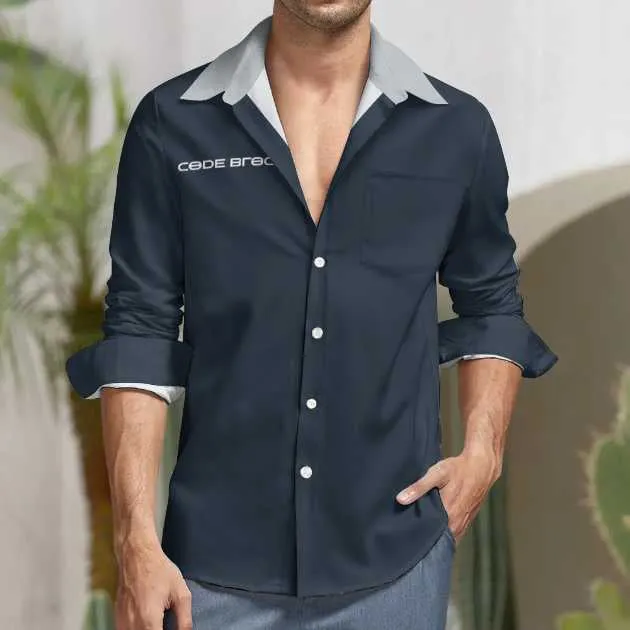 Peach Velvet Casual One Pocket Long Sleeve Shirt