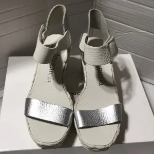 Pedro Garcia espadrilles wedge with natural raffia. Made in Spain. NWOT