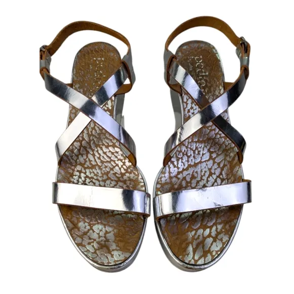 Pedro Garcia Platform Wedge Sandals GUC $595 Size 39 US 9  S3325