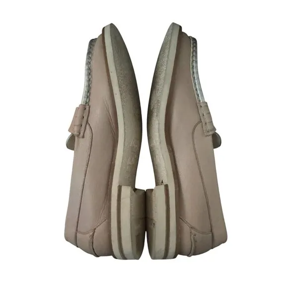 Pedro Garcia Stina Women's Penny Loafers In Buff-Silver, Size 40 WORN ONCE
