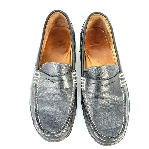 Peter Millar Black Penny Driving Loafers/Moccasins, MC00F36, Brazil, Size 8.5W