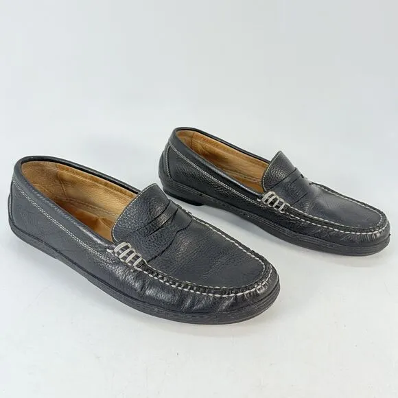 Peter Millar Black Penny Driving Loafers/Moccasins, MC00F36, Brazil, Size 8.5W