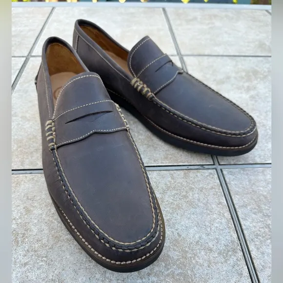 Peter Millar Men's Handsewn Leather Penny Loafers