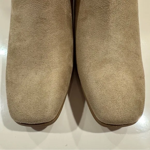 Pierre Dumas Dance-4 Tan Suede Mid-Calf Boots NWTB