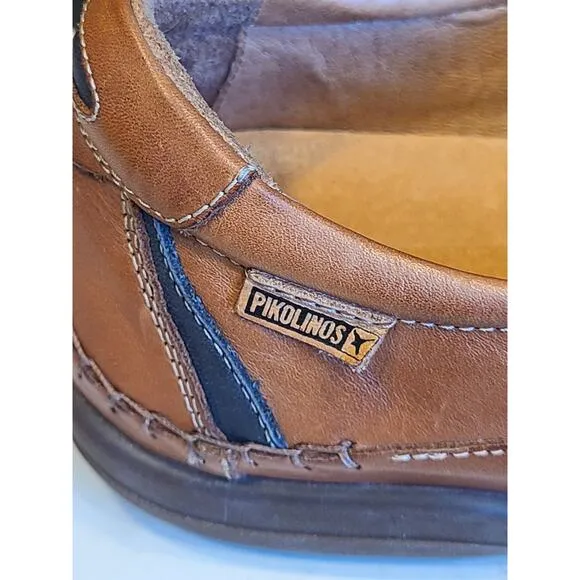 Pikolinos San Telmo Men's Slip on Loafers Brown Driving Moccasins 43 US 9.5-10