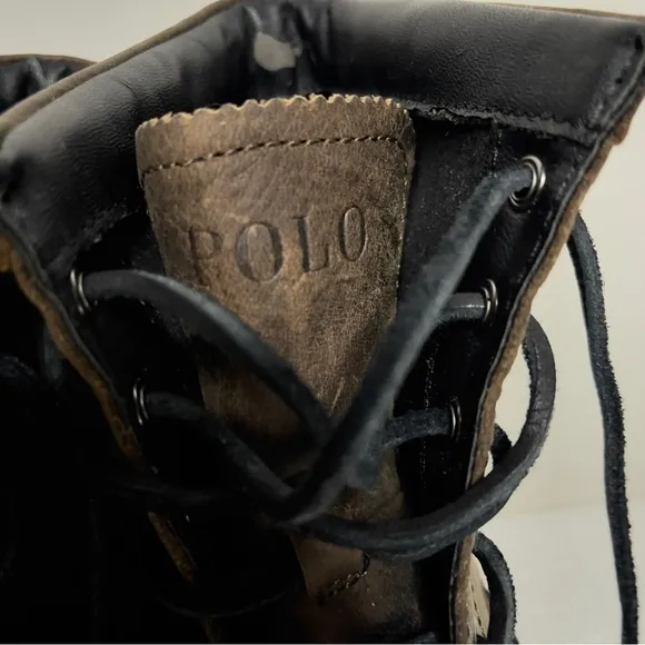 Polo by Ralph Lauren Men's Mid Calf Leather Boots
