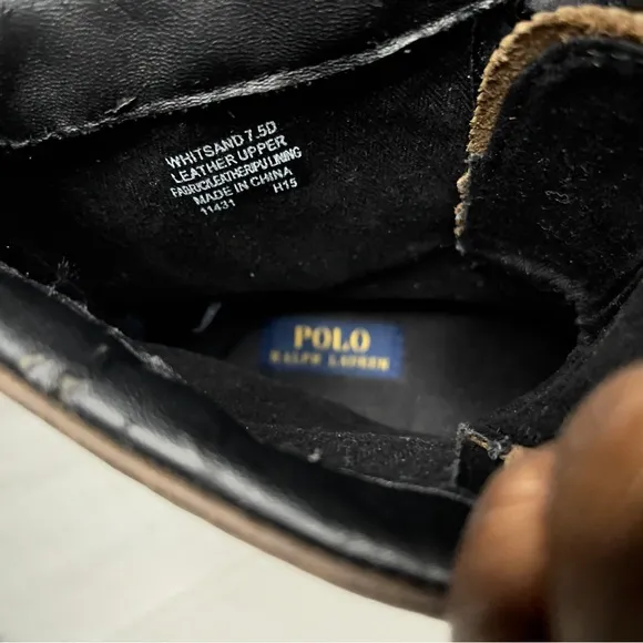Polo by Ralph Lauren Men's Mid Calf Leather Boots