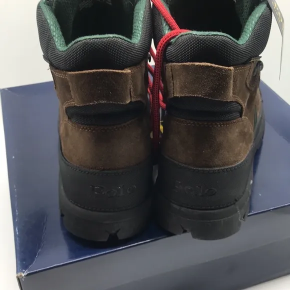 Polo Ralph Lauren Menś panelled lace-up boots Size 9D