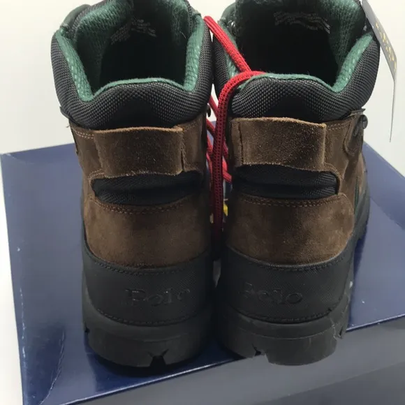 Polo Ralph Lauren Menś panelled lace-up boots Size 9D