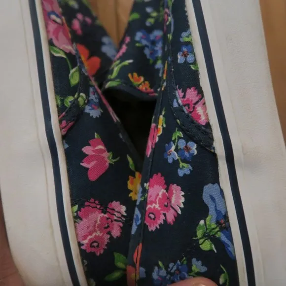 Polo Ralph Lauren Mytton Navy Floral Canvas Men's Sneakers Size 10 D