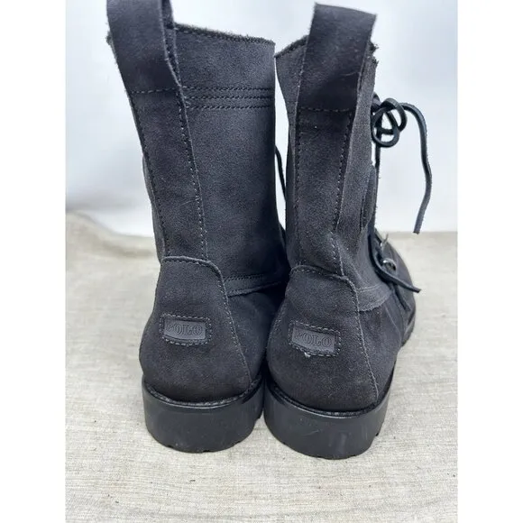 Polo Ralph Lauren Ranger Black Mid Calf Leather Boots Men’s Size 11D