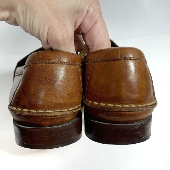 Polo Ralph Lauren Vintage Penny Loafers Mens Size 9D Made In Brazil
