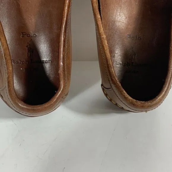 Polo Ralph Lauren Vintage Penny Loafers Mens Size 9D Made In Brazil