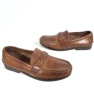 Polo Ralph Lauren Vintage Penny Loafers Mens Size 9D Made In Brazil