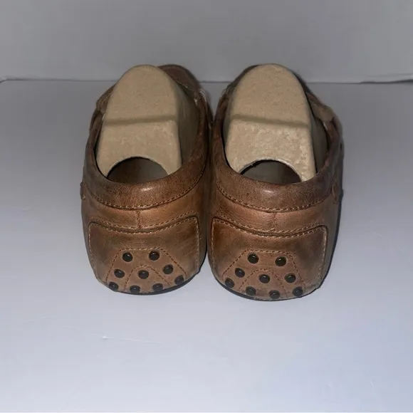 Polo Ralph Lauren Wes Brown Leather Penny Loafers Size 10.5