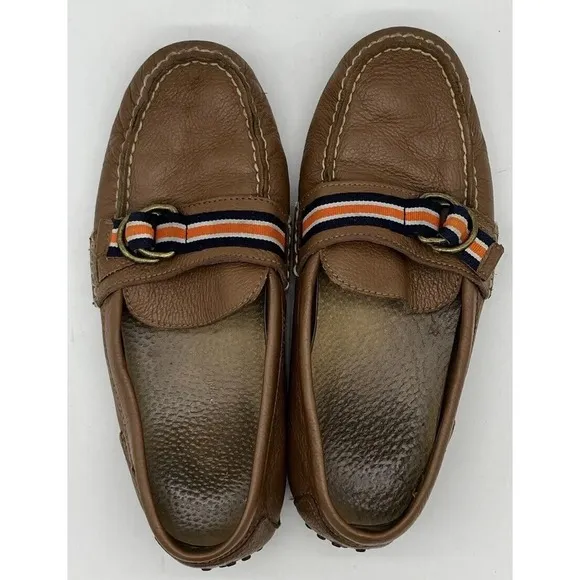 Polo Ralph Lauren Willem Men's Leather Slip On Casual Driving Loafers Size 7D