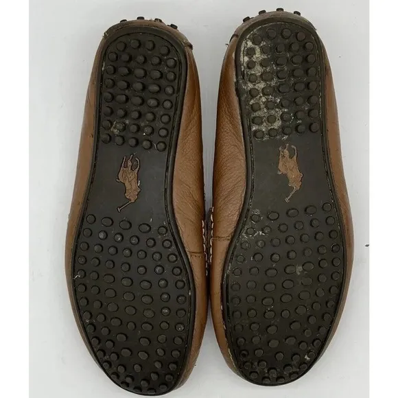 Polo Ralph Lauren Willem Men's Leather Slip On Casual Driving Loafers Size 7D