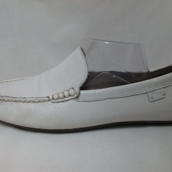POLO Ralph Lauren Woodley Leather driving shoes loafers white Men Size Sz 11 M
