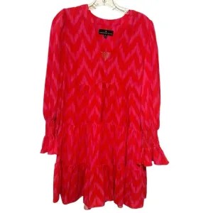 Pomander Place Women's Hot Pink Ikat Kenzo Dress in Size M