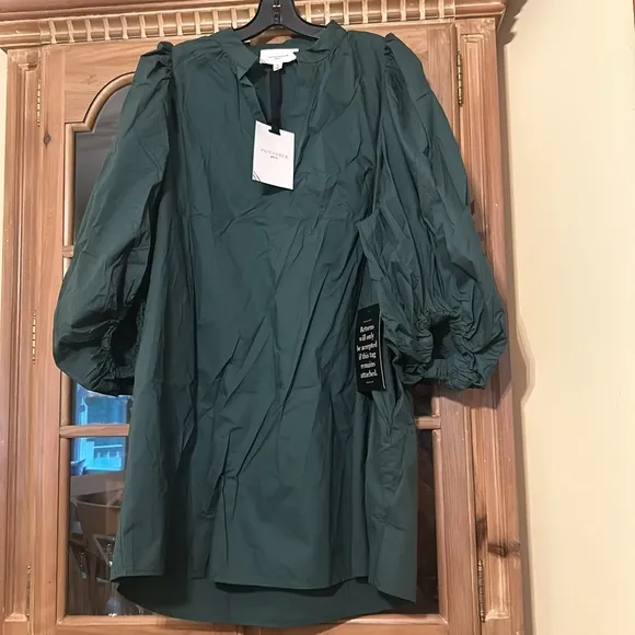 POMANDER PLACEEmerald Green Astrid Dress