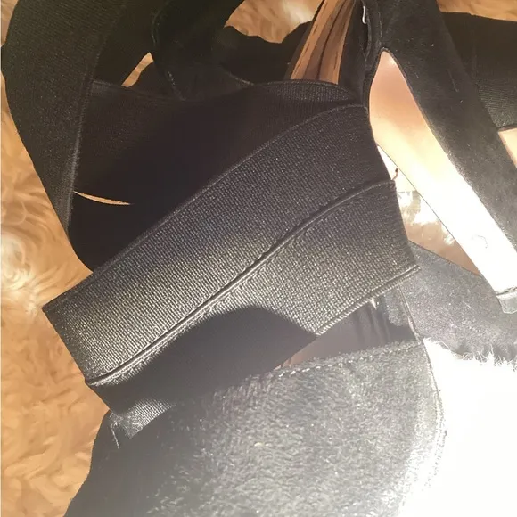 Prada black slingback sandals size 8
