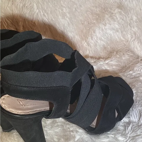 Prada black slingback sandals size 8