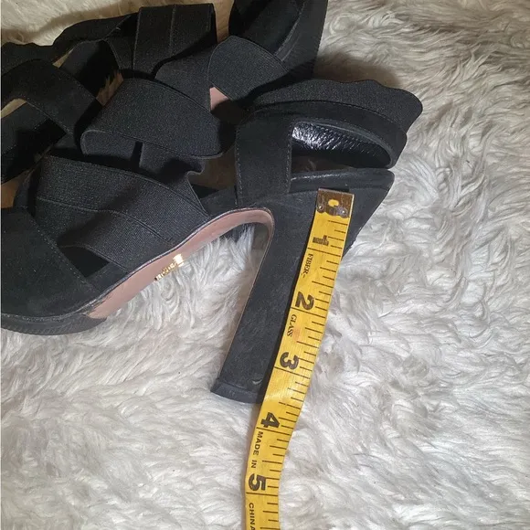 Prada black slingback sandals size 8