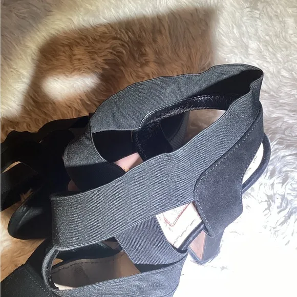 Prada black slingback sandals size 8