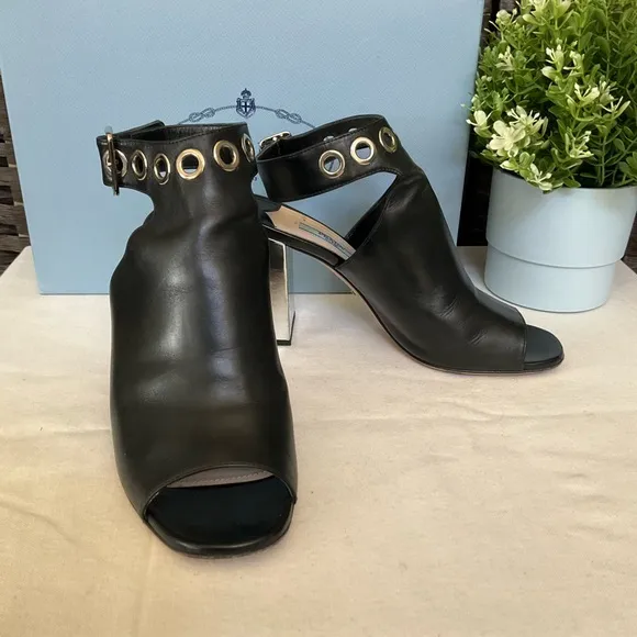 PRADA Sling Back Open Toe Sandals