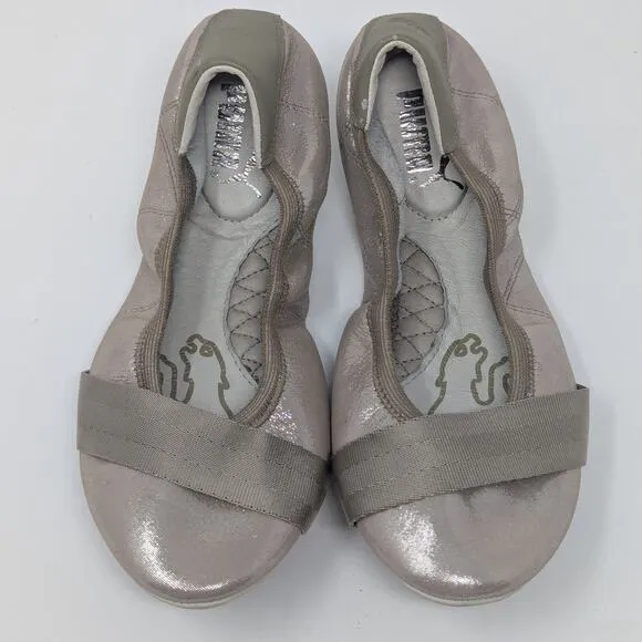 Puma Ballet Flats Rhythm Shine Foldable Gold Size 6