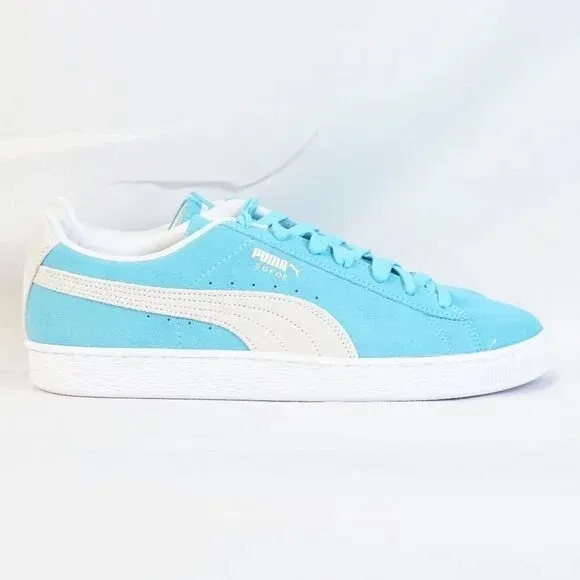 Puma • Men's Suede Classic XXI Maersk Bluefish/Puma White Sneaker