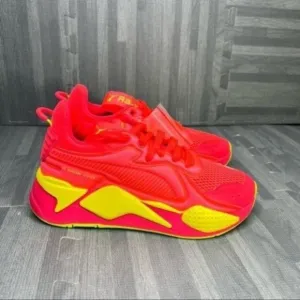 Puma RS-X  Neon Pink Running Sneakers Women Size 6