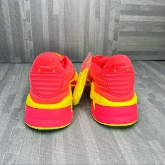 Puma RS-X  Neon Pink Running Sneakers Women Size 6