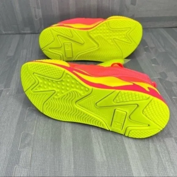 Puma RS-X  Neon Pink Running Sneakers Women Size 6