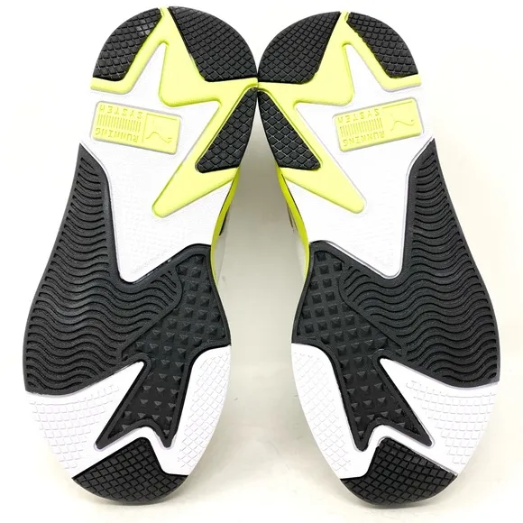 Puma RS-X3 Neo Fade 37337702 White/Fizzy Yellow/Black Size 9.